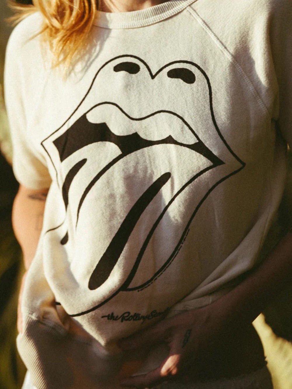 People of Leisure Rolling Stones Raglan - Picture 2 of 4